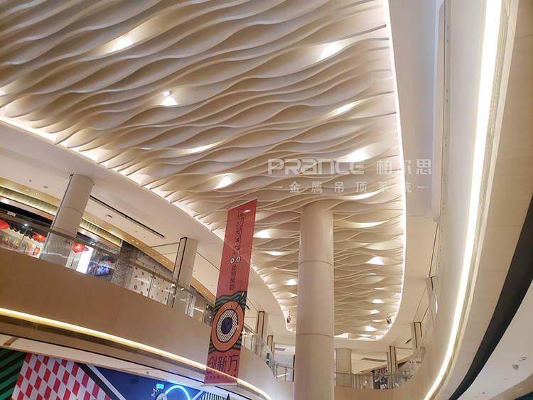 柏爾思弧形鋁方通吊頂